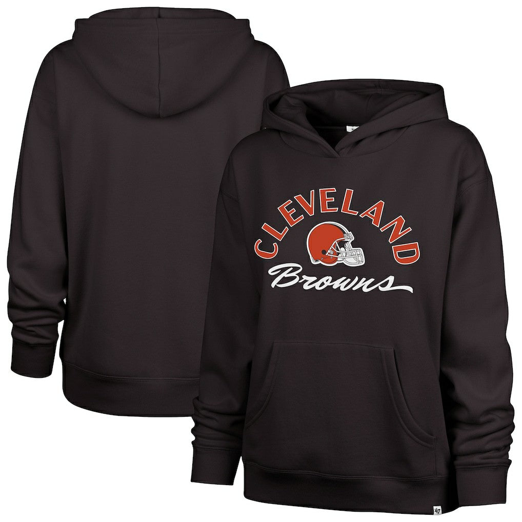 Cleveland Browns 47 brand '47 Women's Whirlwind Naomi Pullover Hoodie