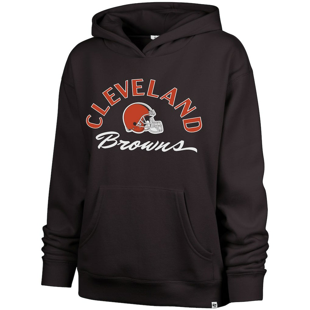 Cleveland Browns 47 brand '47 Women's Whirlwind Naomi Pullover Hoodie