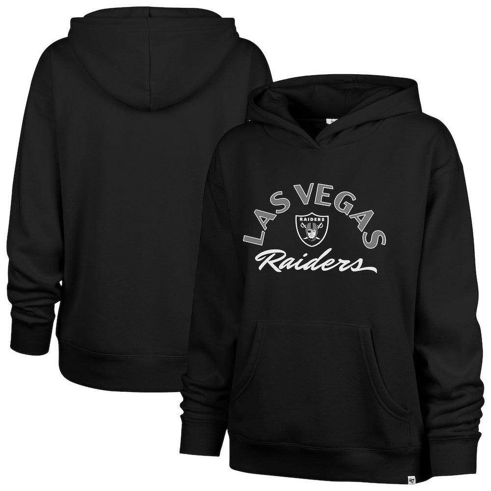 Las Vegas Raiders 47 brand '47 Women's Whirlwind Naomi Pullover Hoodie