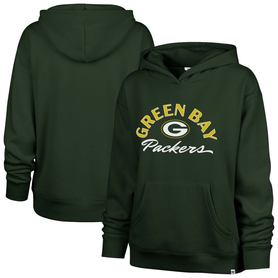 Green Bay Packers 47 brand '47 Women's Whirlwind Naomi Pullover Hoodie