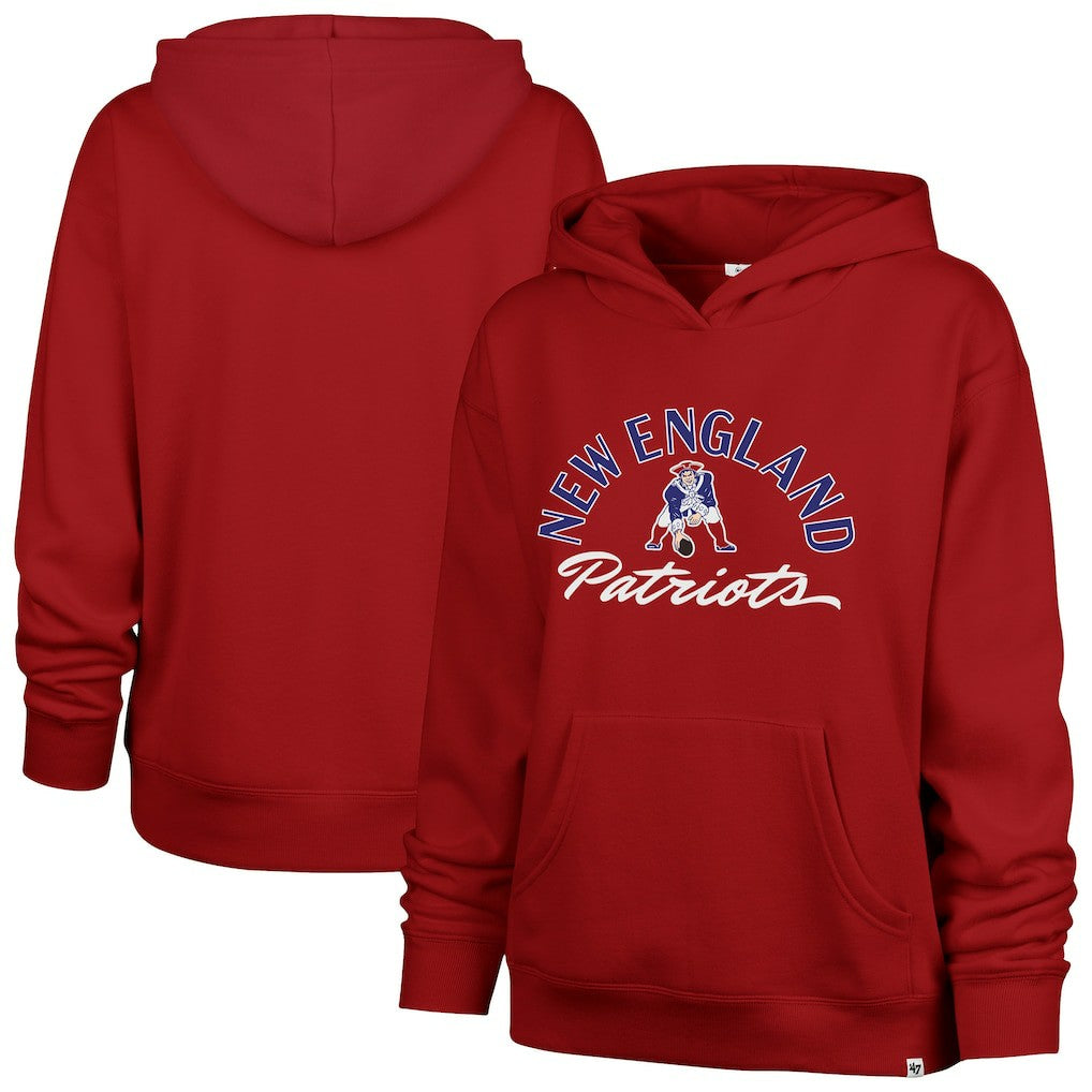 New England Patriots 47 brand '47 Women's Whirlwind Naomi Pullover Hoodie