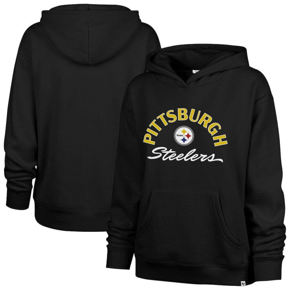 Pittsburgh Steelers 47 brand '47 Women's Whirlwind Naomi Pullover Hoodie