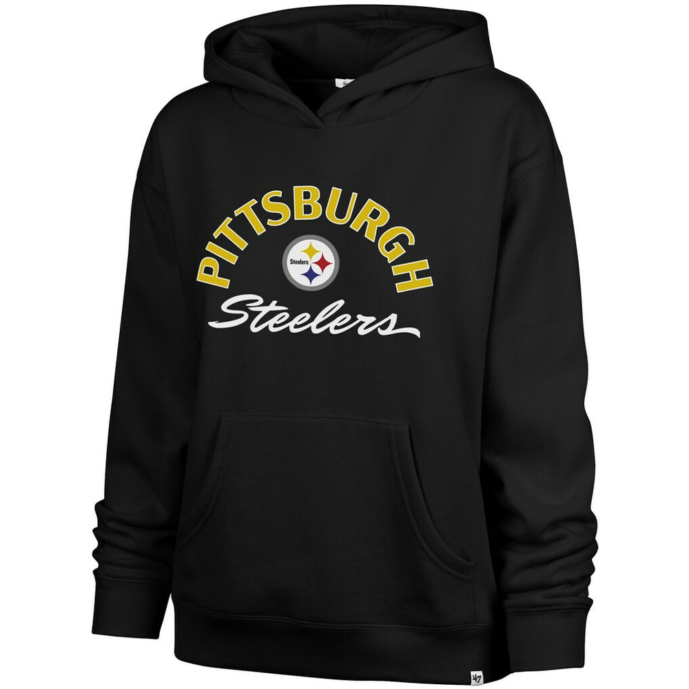 Pittsburgh Steelers 47 brand '47 Women's Whirlwind Naomi Pullover Hoodie