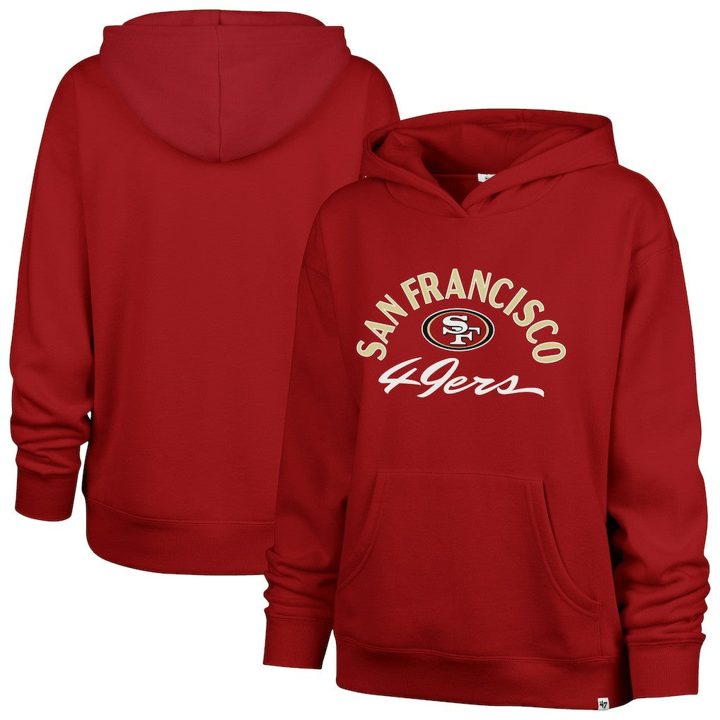 San Francisco 49ers 47 brand '47 Women's Whirlwind Naomi Pullover Hoodie