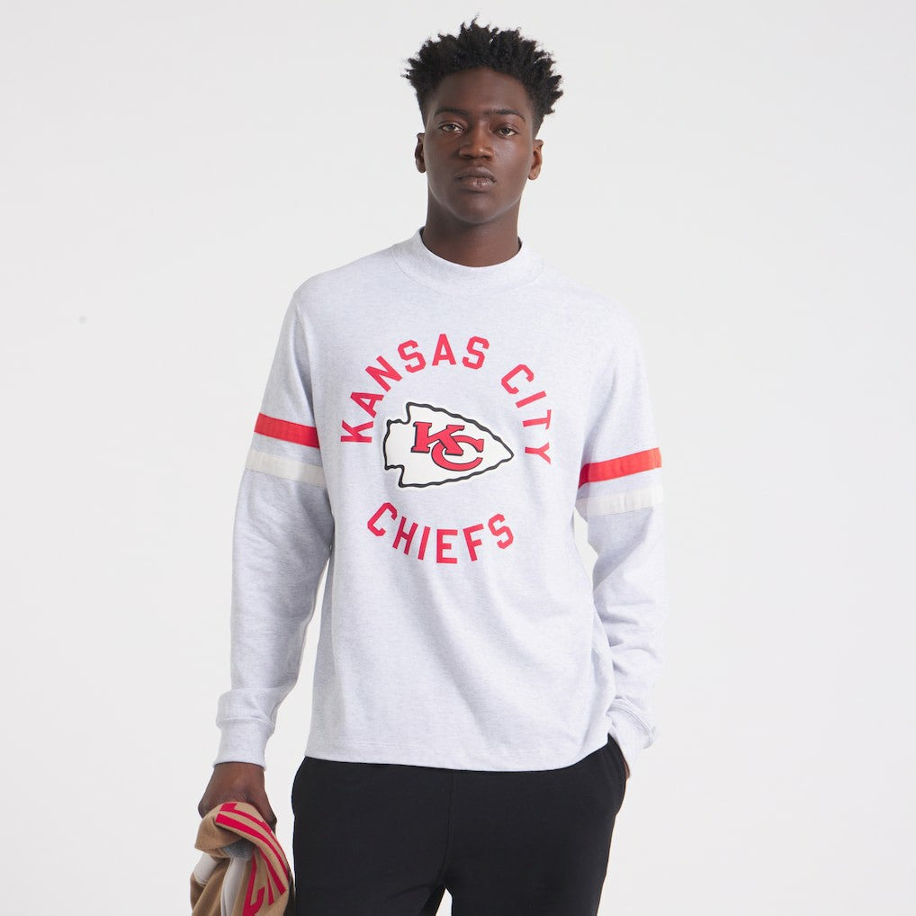 Kansas City Chiefs  x Todd Snyder Premium Jersey Mock Neck Tee