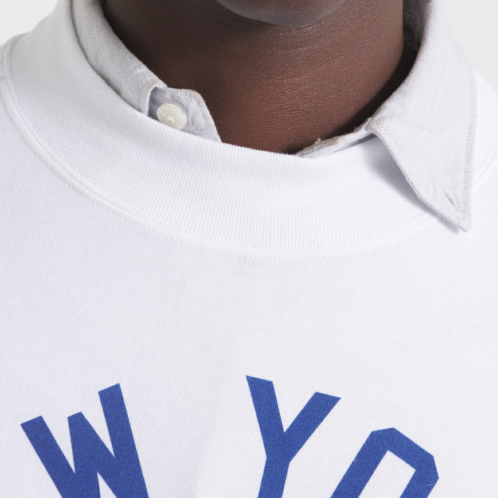 New York Giants  x Todd Snyder Premium Jersey Mock Neck Tee