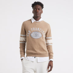 San Francisco 49ers  x Todd Snyder Cashmere Crew Sweater