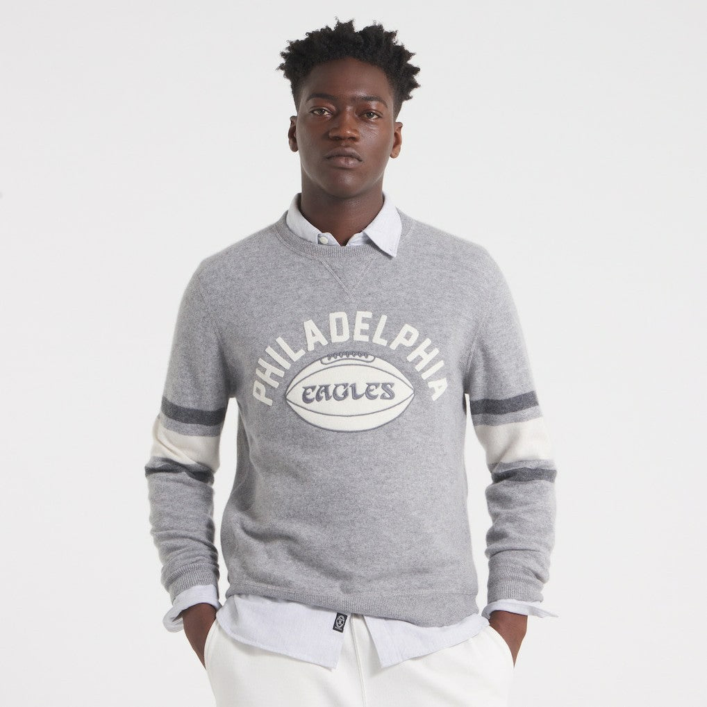 Philadelphia Eagles  x Todd Snyder Cashmere Crew Sweater