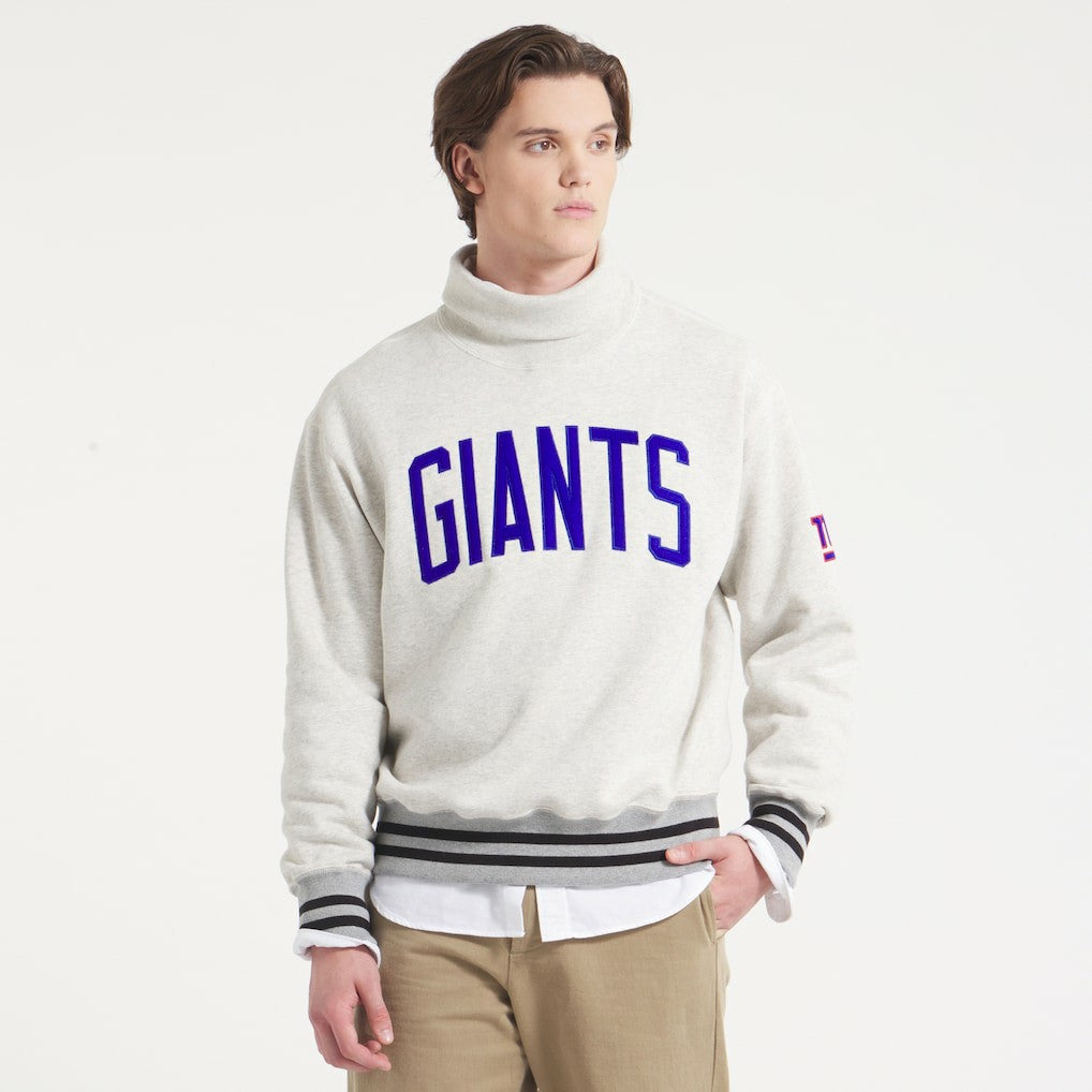 New York Giants  x Todd Snyder Relaxed Canadian Fleece Turtleneck