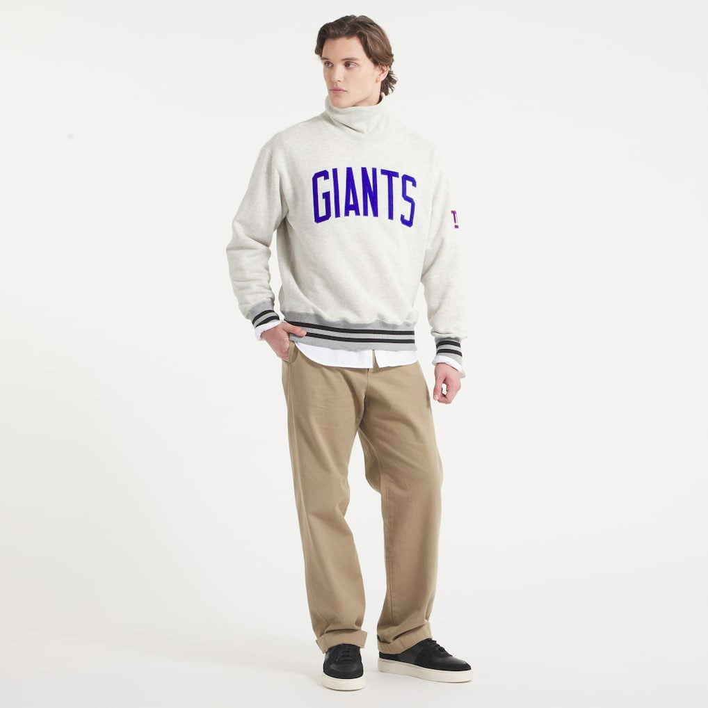 New York Giants  x Todd Snyder Relaxed Canadian Fleece Turtleneck
