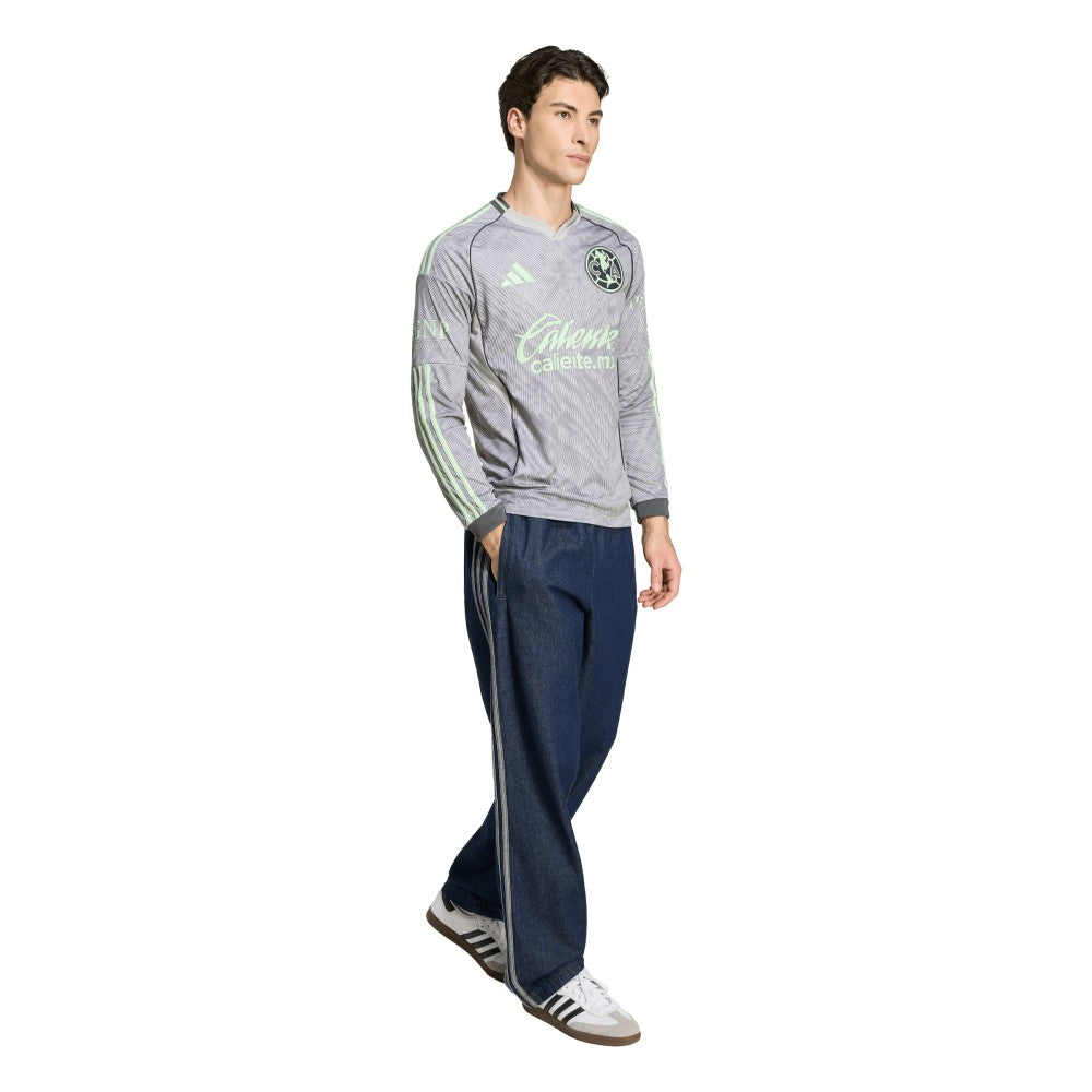 Club America 2025/26 Third Replica Long Sleeve Jersey Gray - Adidas