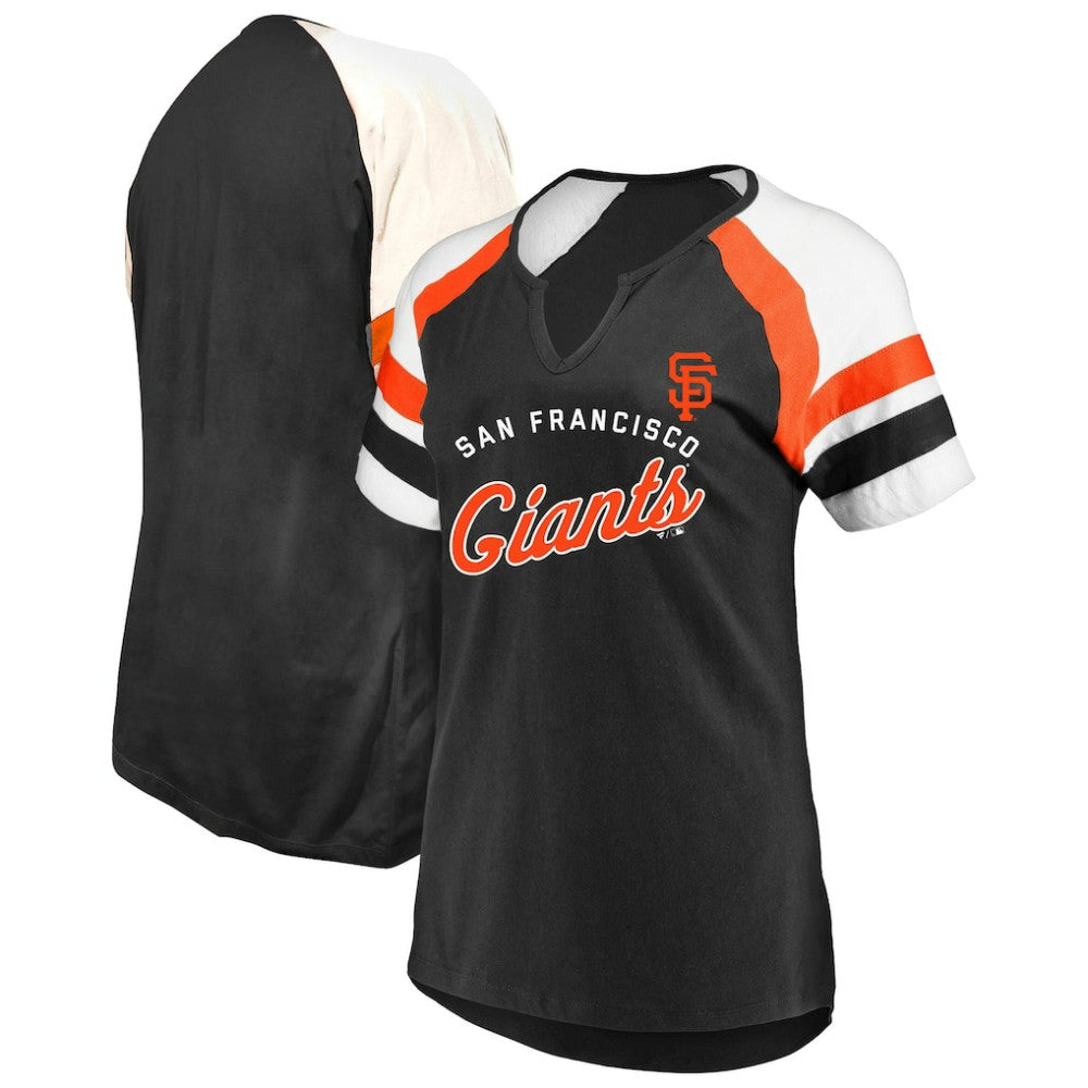 San Francisco Giants Profile Women's Arched Notch Neck T-Shirt | MLB Online