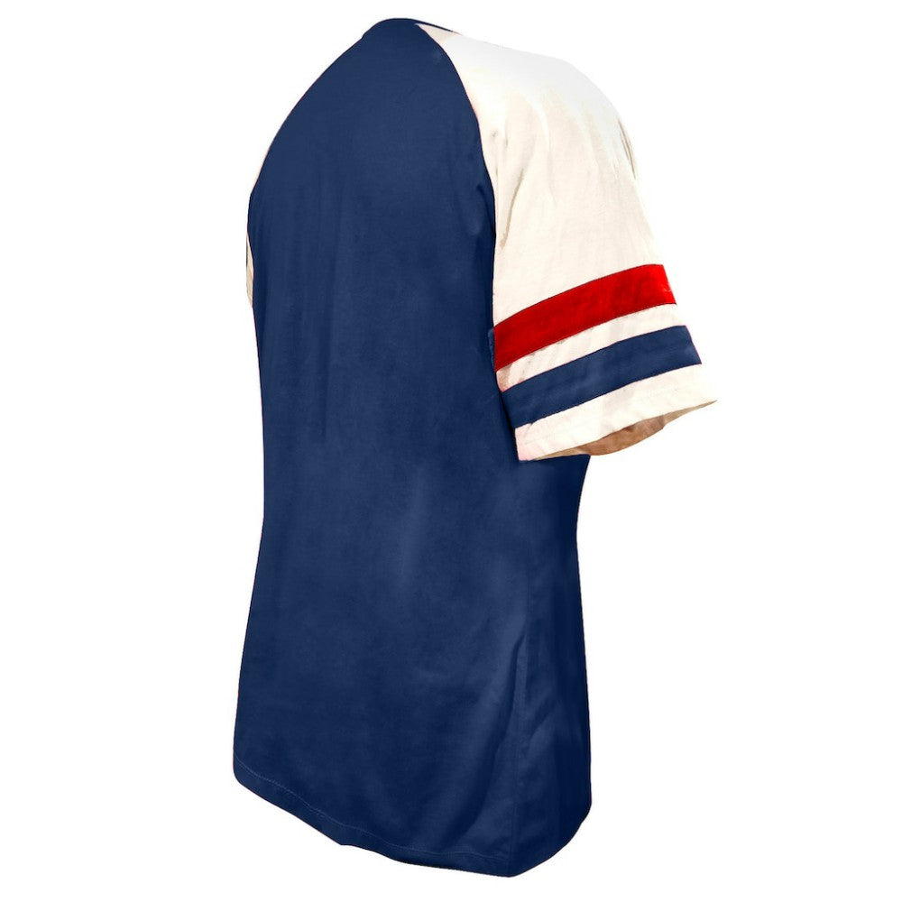 Atlanta Braves Profile Women's Arched Notch Neck T-Shirt | MLB US
