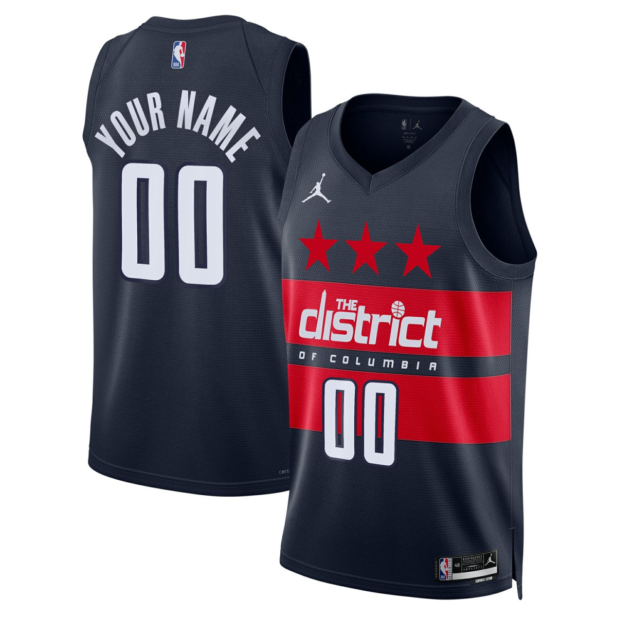 Washington Wizards Jordan Brand Unisex 2024/25 Custom Swingman Jersey For Sale