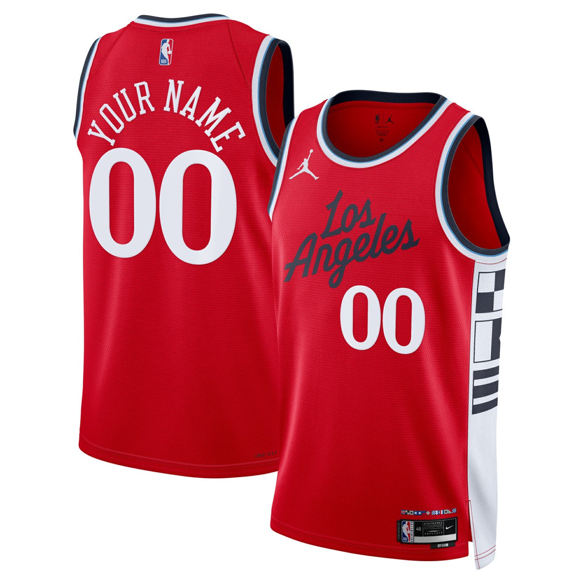 LA Clippers Jordan Brand Unisex 2024/25 Custom Swingman Jersey Discount