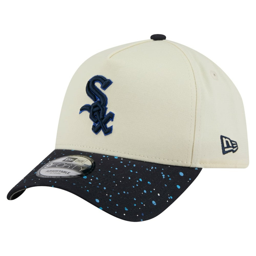 Chicago White Sox New Era Speckle A-Frame 9FORTY Adjustable Hat | MLB Outlet