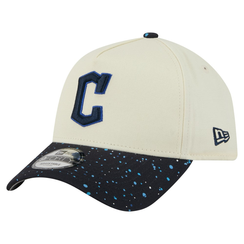 Cleveland Guardians New Era Speckle A-Frame 9FORTY Adjustable Hat | MLB For sale