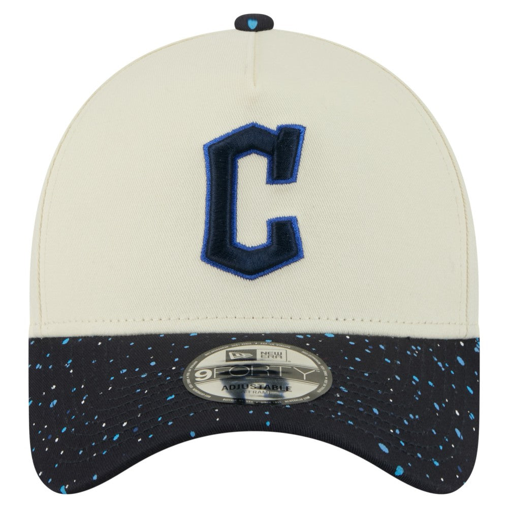 Cleveland Guardians New Era Speckle A-Frame 9FORTY Adjustable Hat | MLB For sale
