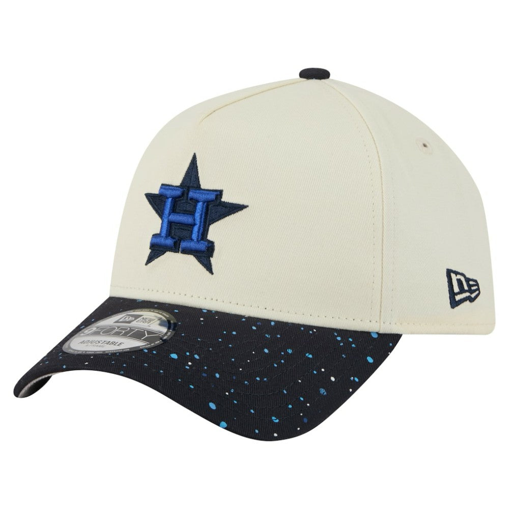 Houston Astros New Era Speckle A-Frame 9FORTY Adjustable Hat | MLB Discount