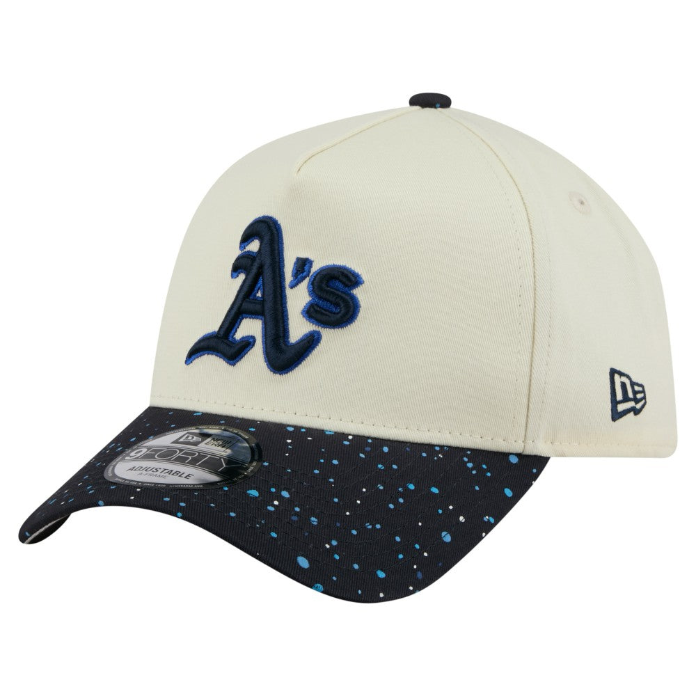 Athletics New Era Speckle A-Frame 9FORTY Adjustable Hat | MLB New