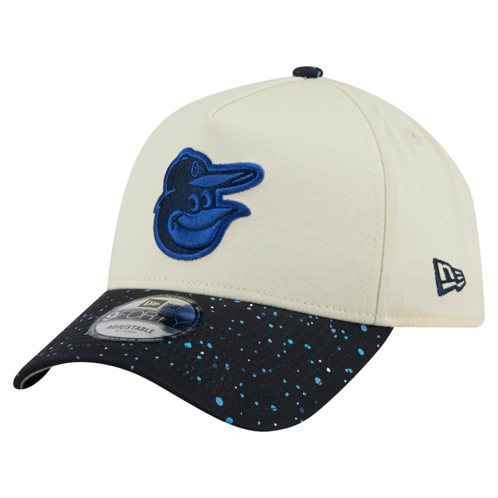 Baltimore Orioles New Era Speckle A-Frame 9FORTY Adjustable Hat | MLB Outlet