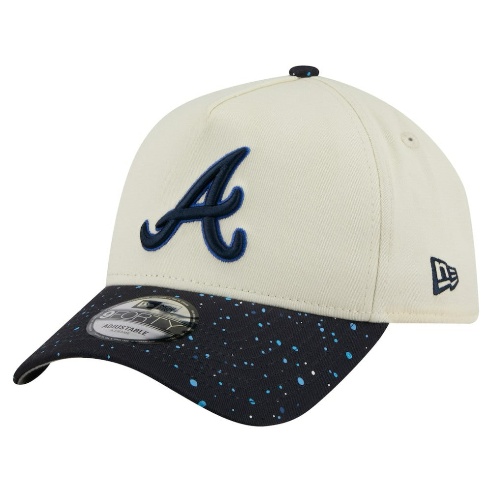 Atlanta Braves New Era Speckle A-Frame 9FORTY Adjustable Hat | MLB New