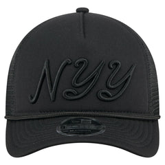 New York Yankees New Era City Initial 9FORTY A-Frame M-Crown Adjustable Trucker Hat | MLB Discount