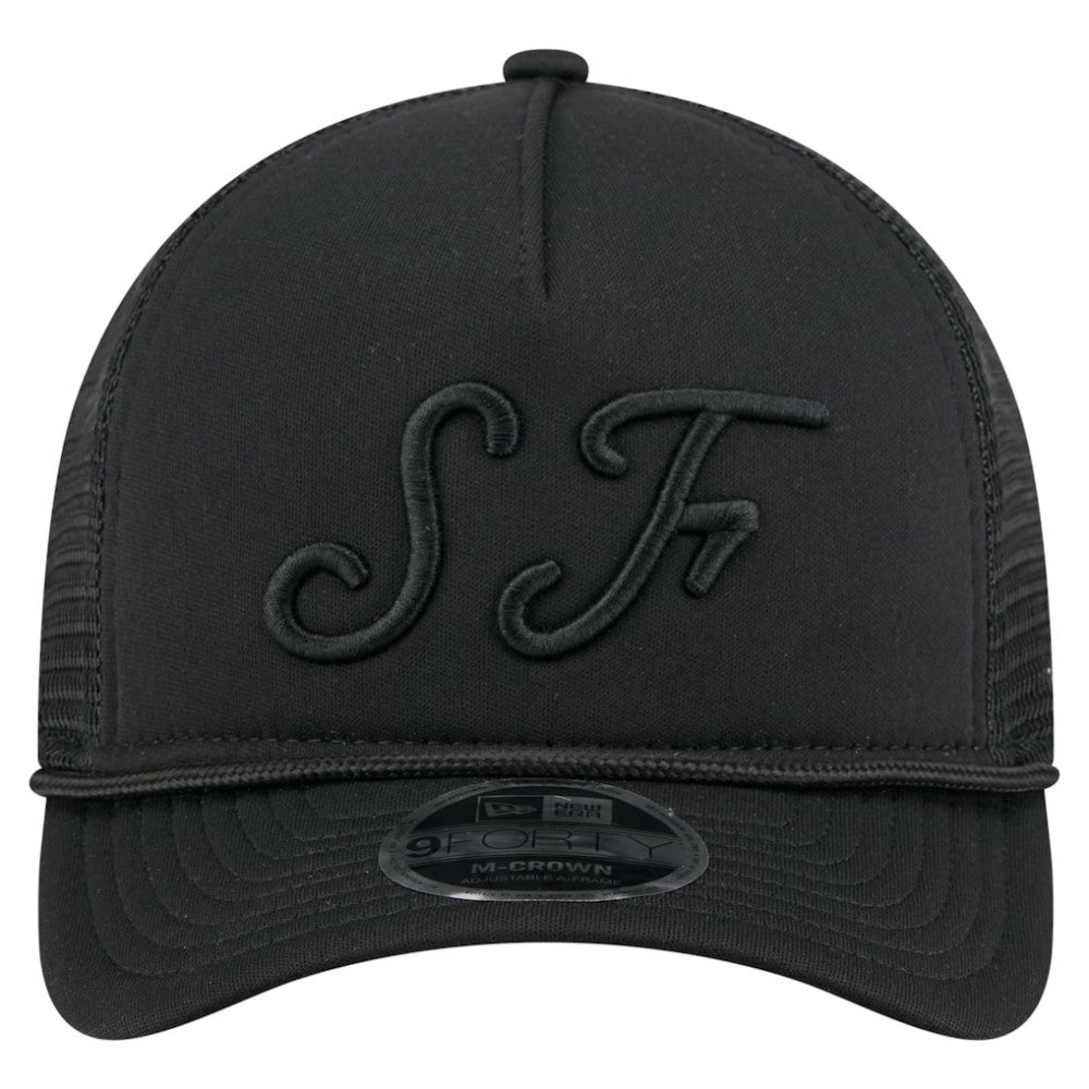 San Francisco Giants New Era City Initial 9FORTY A-Frame M-Crown Adjustable Trucker Hat | MLB Discount