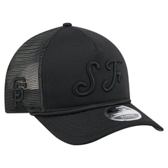 San Francisco Giants New Era City Initial 9FORTY A-Frame M-Crown Adjustable Trucker Hat | MLB Discount