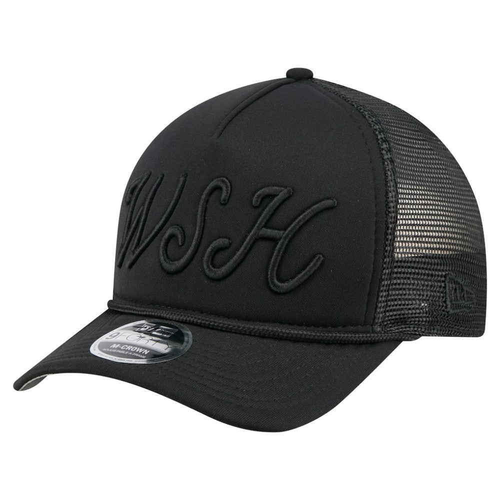 Washington Nationals New Era City Initial 9FORTY A-Frame M-Crown Adjustable Trucker Hat | MLB New