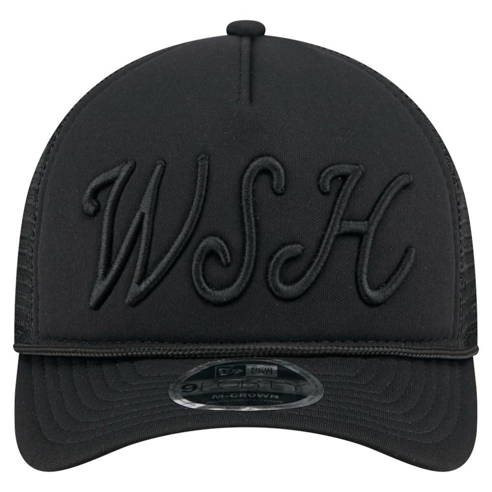 Washington Nationals New Era City Initial 9FORTY A-Frame M-Crown Adjustable Trucker Hat | MLB New