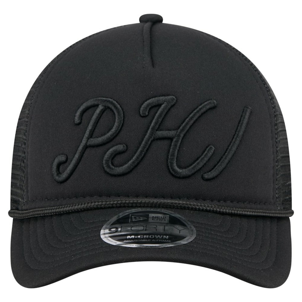 Philadelphia Phillies New Era City Initial 9FORTY A-Frame M-Crown Adjustable Trucker Hat | MLB Discount