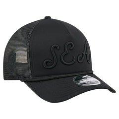Seattle Mariners New Era City Initial 9FORTY A-Frame M-Crown Adjustable Trucker Hat | MLB US