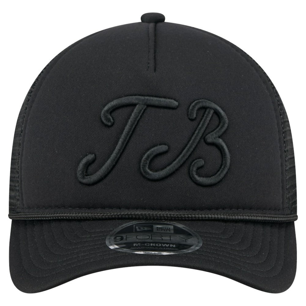 Tampa Bay Rays New Era City Initial 9FORTY A-Frame M-Crown Adjustable Trucker Hat | MLB On Sale