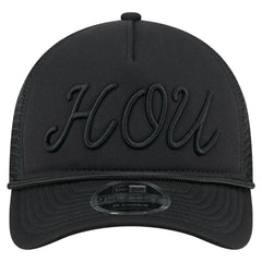 Houston Astros New Era City Initial 9FORTY A-Frame M-Crown Adjustable Trucker Hat | MLB Sale