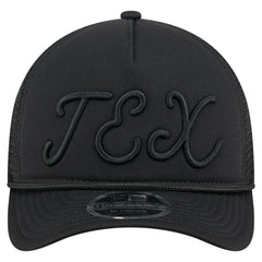 Texas Rangers New Era City Initial 9FORTY A-Frame M-Crown Adjustable Trucker Hat | MLB Discount