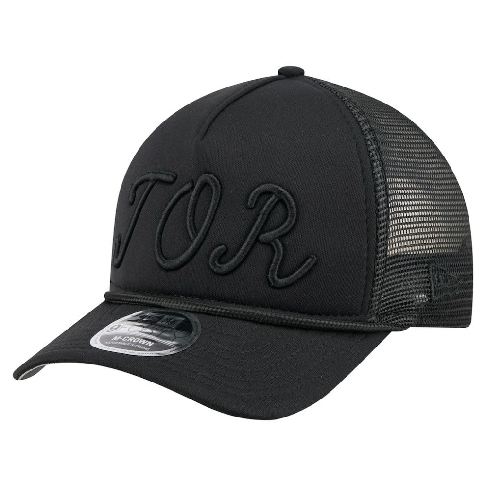 Toronto Blue Jays New Era City Initial 9FORTY A-Frame M-Crown Adjustable Trucker Hat | MLB On Sale