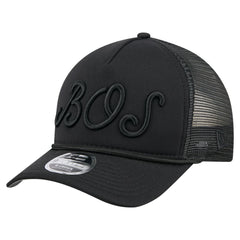 Boston Red Sox New Era City Initial 9FORTY A-Frame M-Crown Adjustable Trucker Hat | MLB For sale