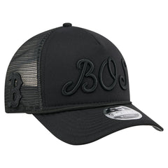 Boston Red Sox New Era City Initial 9FORTY A-Frame M-Crown Adjustable Trucker Hat | MLB For sale