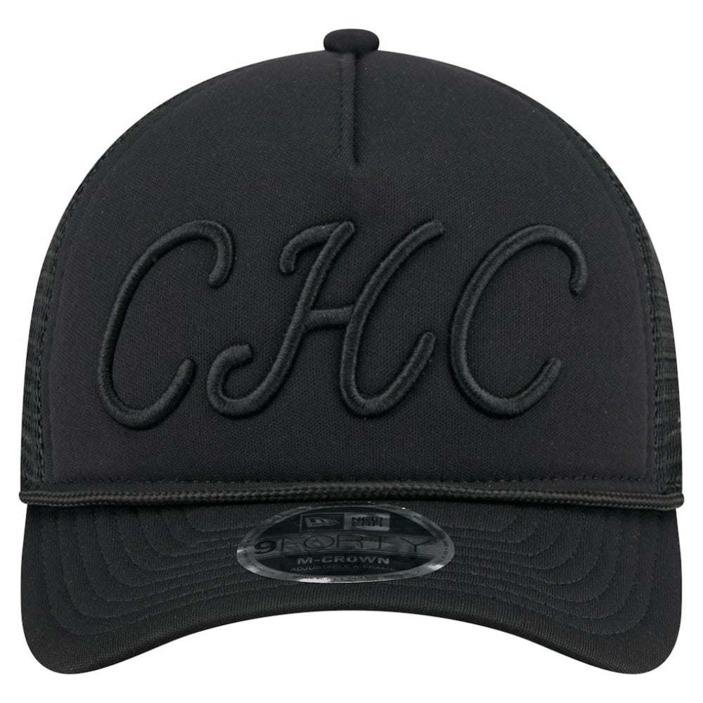 Chicago Cubs New Era City Initial 9FORTY A-Frame M-Crown Adjustable Trucker Hat | MLB US