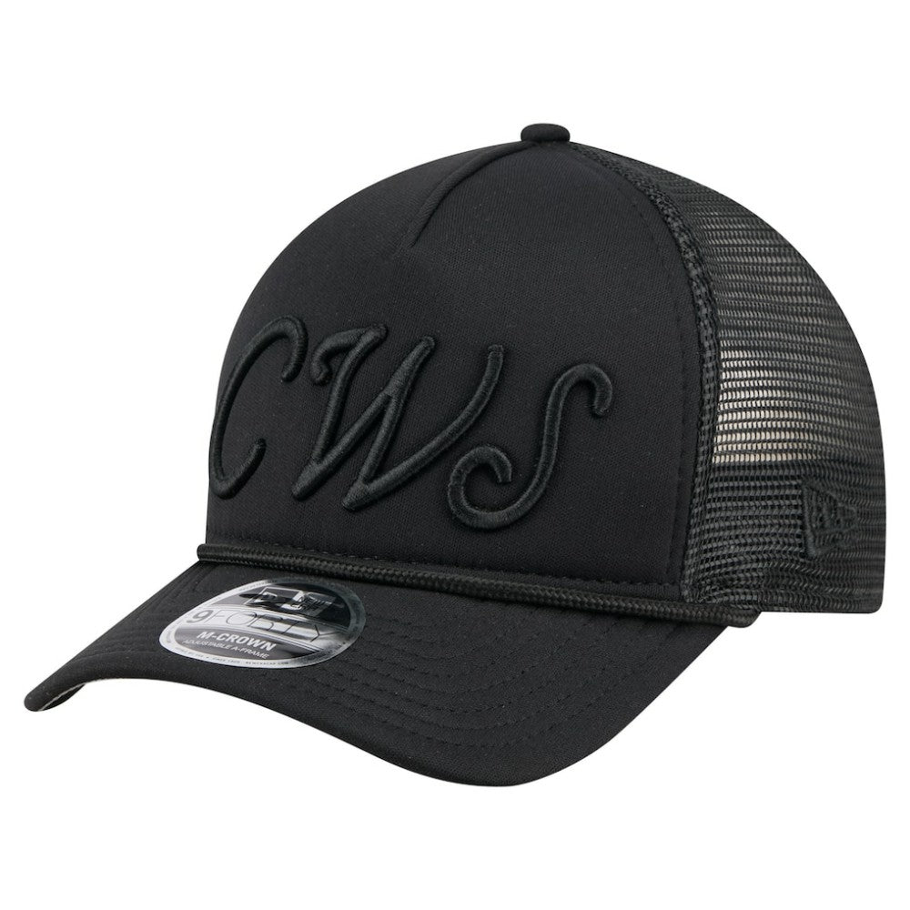 Chicago White Sox New Era City Initial 9FORTY A-Frame M-Crown Adjustable Trucker Hat | MLB New