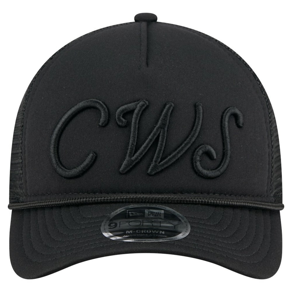 Chicago White Sox New Era City Initial 9FORTY A-Frame M-Crown Adjustable Trucker Hat | MLB New