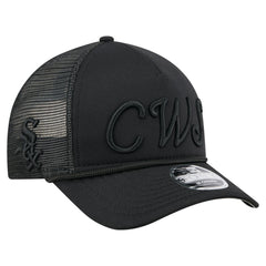 Chicago White Sox New Era City Initial 9FORTY A-Frame M-Crown Adjustable Trucker Hat | MLB New