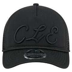Cleveland Guardians New Era City Initial 9FORTY A-Frame M-Crown Adjustable Trucker Hat | MLB Discount