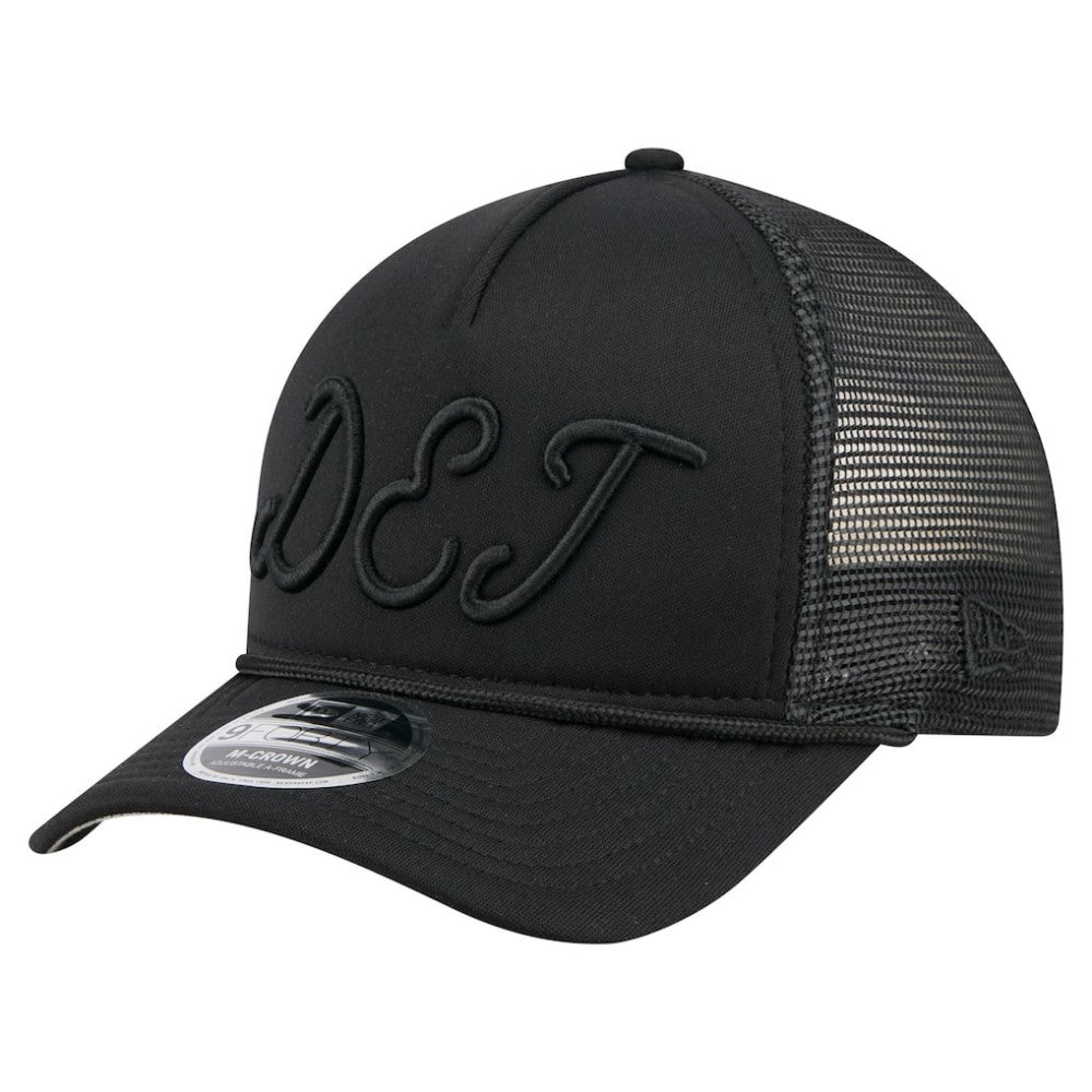 Detroit Tigers New Era City Initial 9FORTY A-Frame M-Crown Adjustable Trucker Hat | MLB US