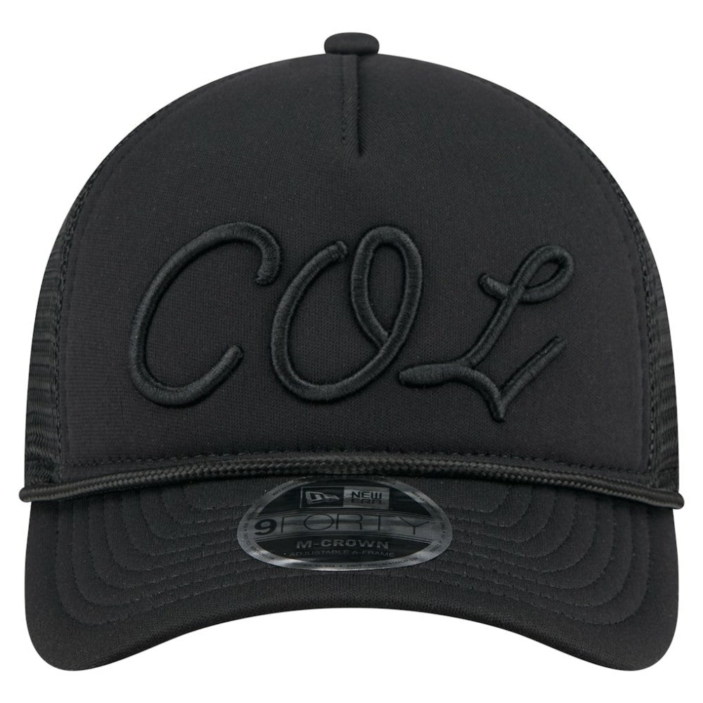 Colorado Rockies New Era City Initial 9FORTY A-Frame M-Crown Adjustable Trucker Hat | MLB Shop