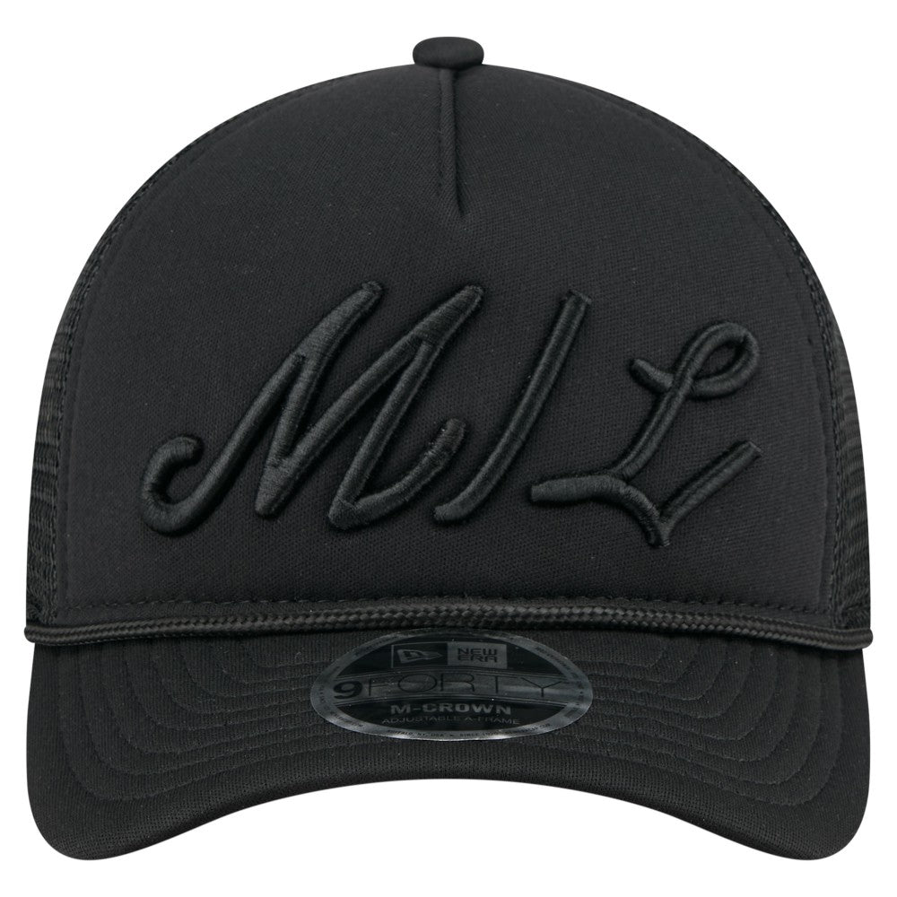 Milwaukee Brewers New Era City Initial 9FORTY A-Frame M-Crown Adjustable Trucker Hat | MLB Shop