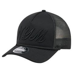 New York Mets New Era City Initial 9FORTY A-Frame M-Crown Adjustable Trucker Hat | MLB New