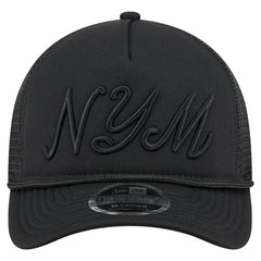 New York Mets New Era City Initial 9FORTY A-Frame M-Crown Adjustable Trucker Hat | MLB New