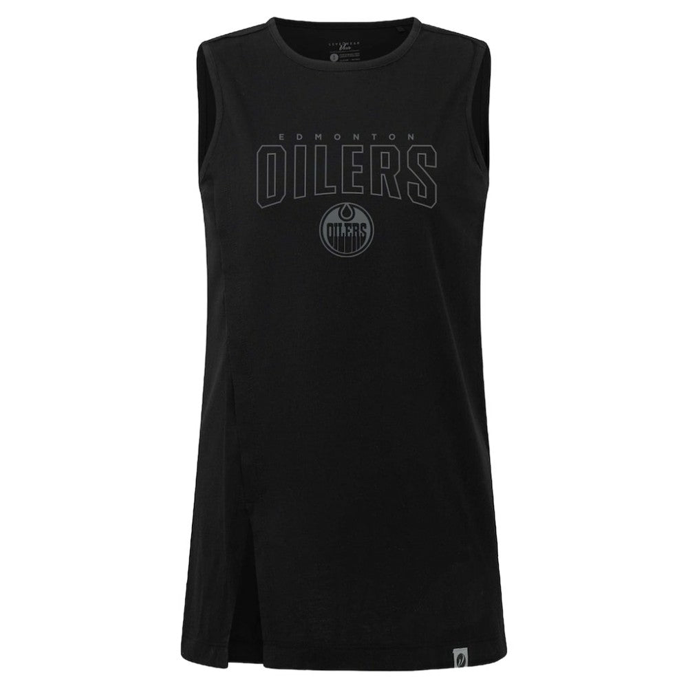 Edmonton Oilers Levelwear Women's Influx Darkmoon Tank Top Discount